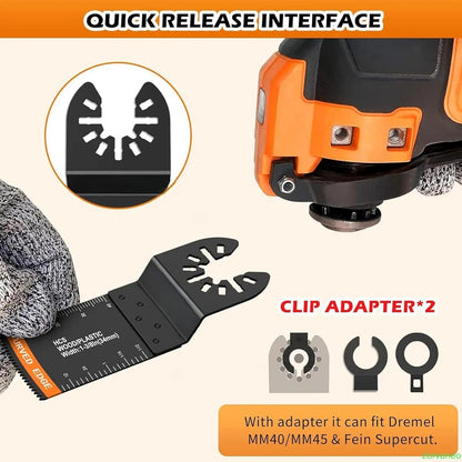 152 Titanium alloy woodworking reciprocating saw blade, with sandpaper attachment